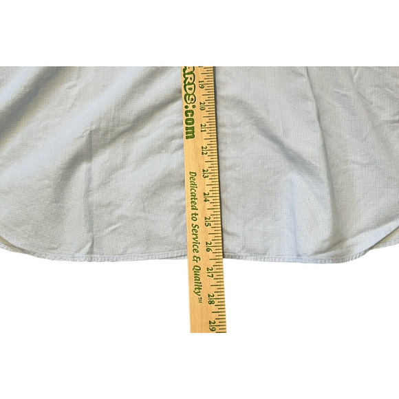 Ted Baker Endurance Shirt 16 32/33 Mens Blue No Tuck Flip Cuff Button Up - Picture 6 of 7